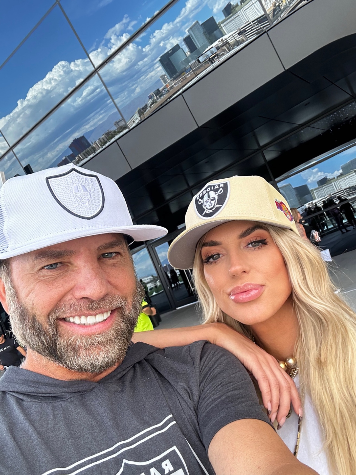 Game day selfie in Las Vegas